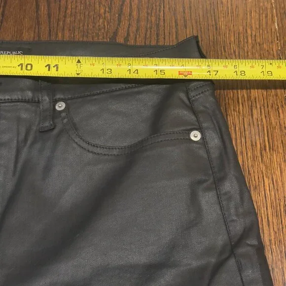 Banana Republic Curvy High Rise Slim Size 32/14 Black - Picture 12 of 14